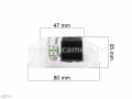 CMOS ИК штатная камера заднего вида AVIS Electronics AVS315CPR (#059) для MITSUBISHI LANCER X SEDAN / LANCER IX WAGON/OUTLANDER