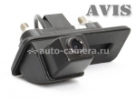 CMOS штатная камера заднего вида AVIS AVS312CPR для SKODA FABIA/ OCTAVIA/ ROOMSTER/ SUPERB/ YETI (#123), с ручкой багажника