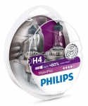 Галогенная лампа Philips H4 Vision Plus +60% 12342VPS2 2 шт.
