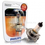 Philips Н4 12v 60\55w Vision Moto +30% блистер 1 шт.